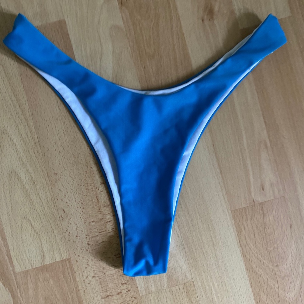 Blue Bikini Bottoms